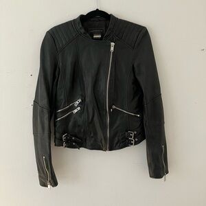Real leather jacket